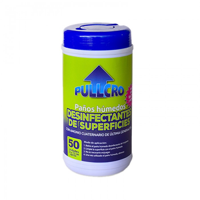 PAÑO HUMEDECIDO PULLCRO DESINFECTANTE