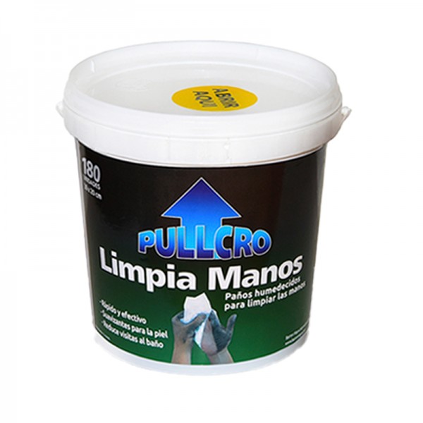 PAÑO HUMEDECIDO PULLCRO LIMPIA MANOS